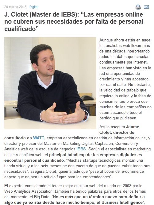 Marketing Digital- Jaume Clotet