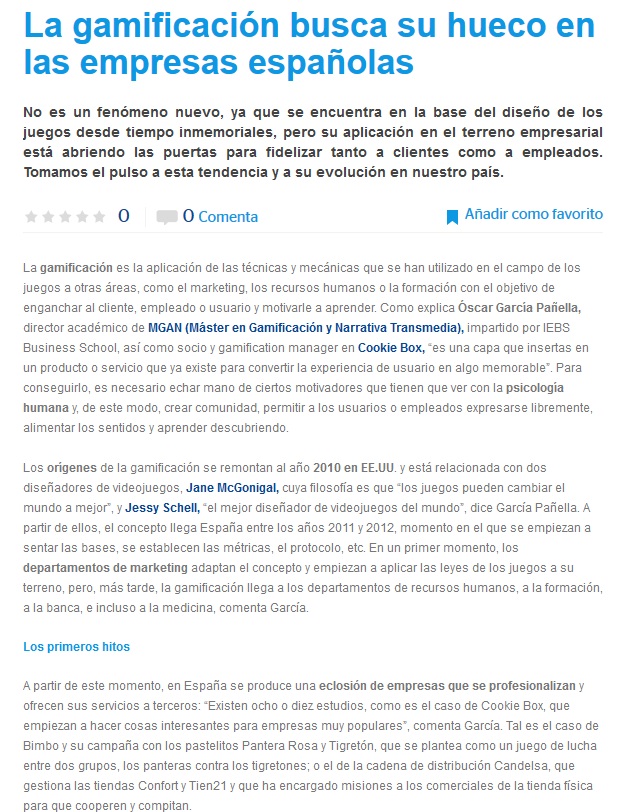 gamificacion  en empresas