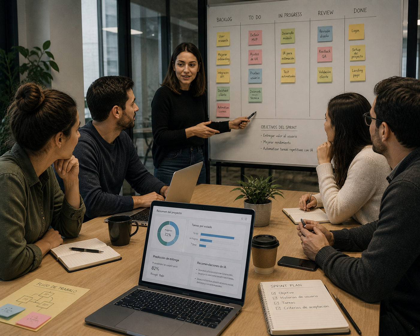 Curso en IA aplicada a la gestión de proyectos Agile