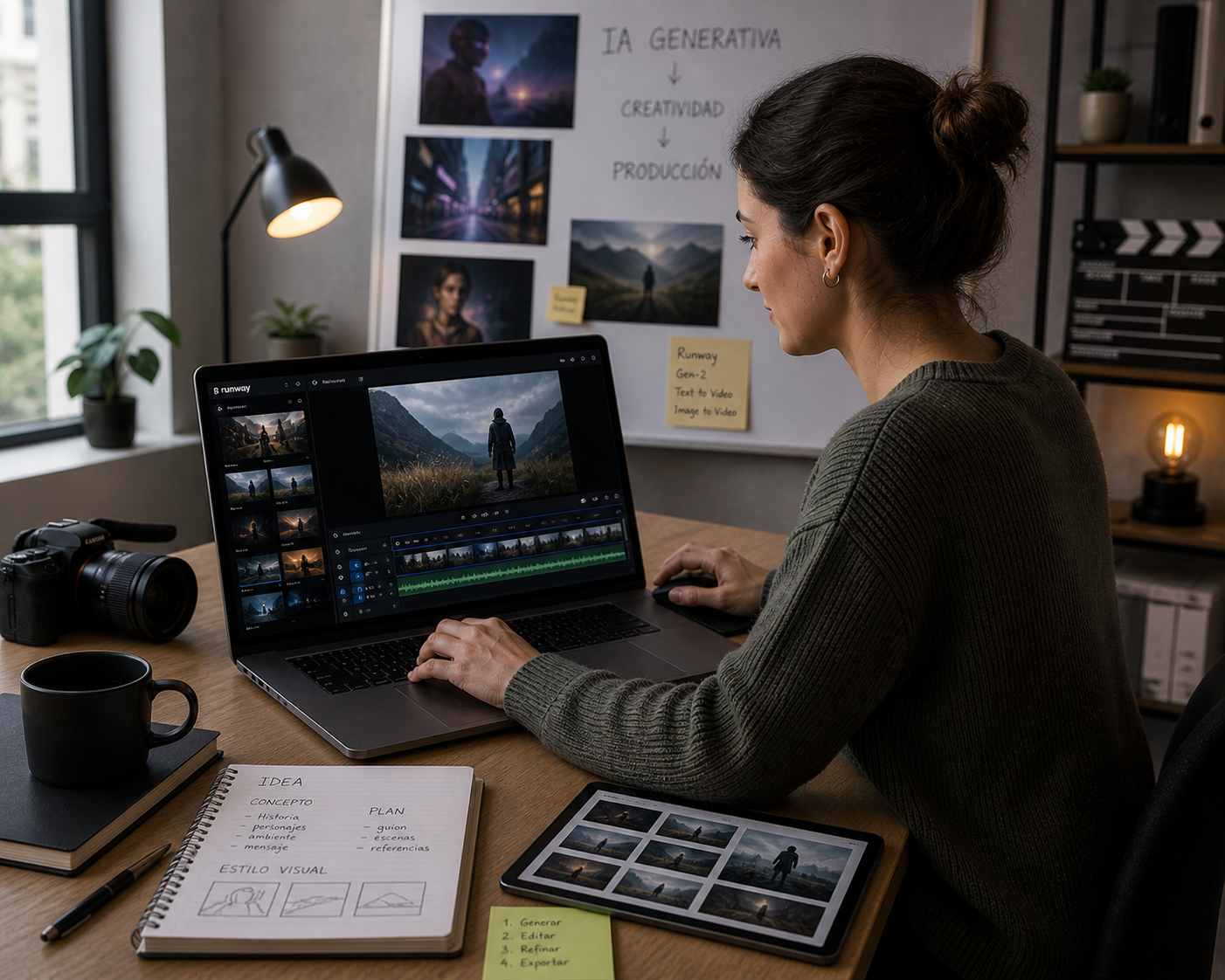 Curso en Creación de productos Audiovisuales con IA Generativa y Runway